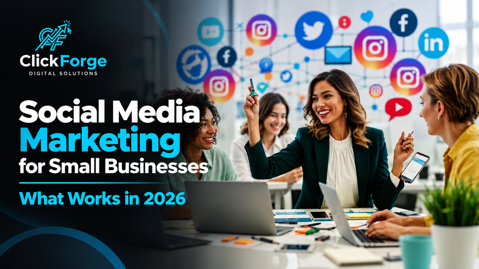 Social Media Marketing for Small Businesses in 2026 | ClickForge